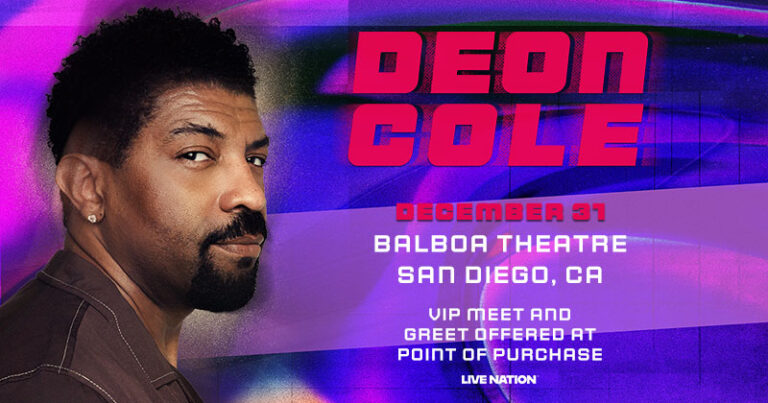 Deon Cole | New Year’s Eve at Balboa Theatre