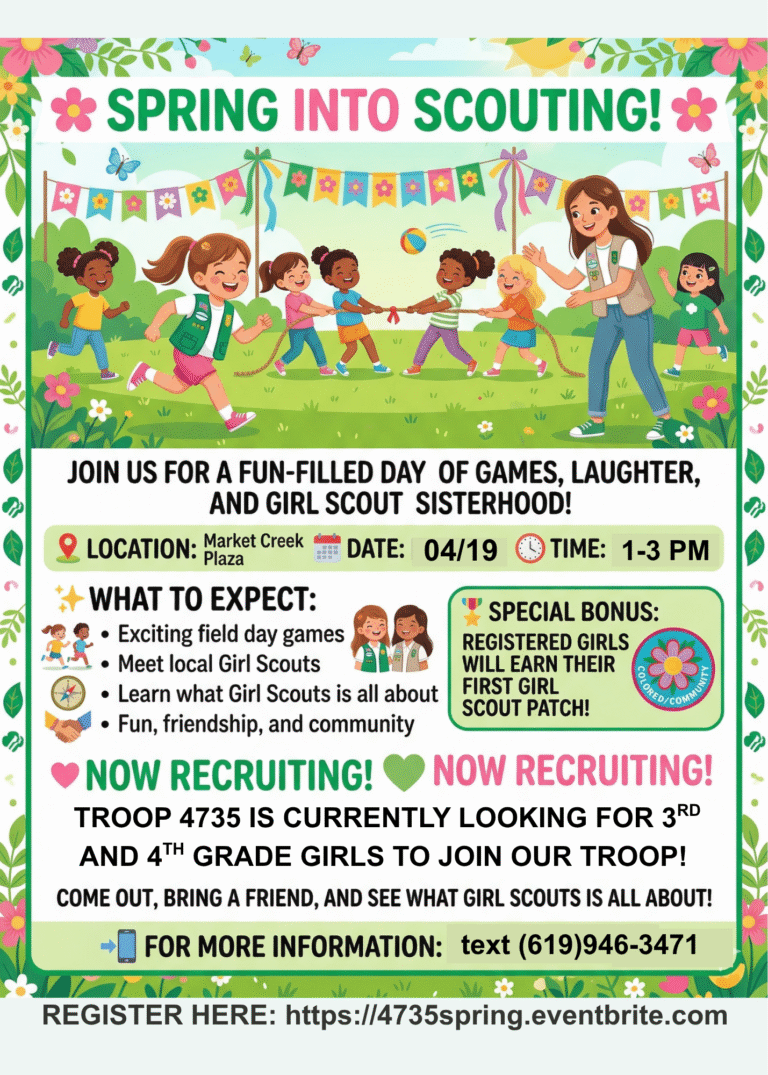 Spring into Scouting: Troop 4735 Recruitment Event
