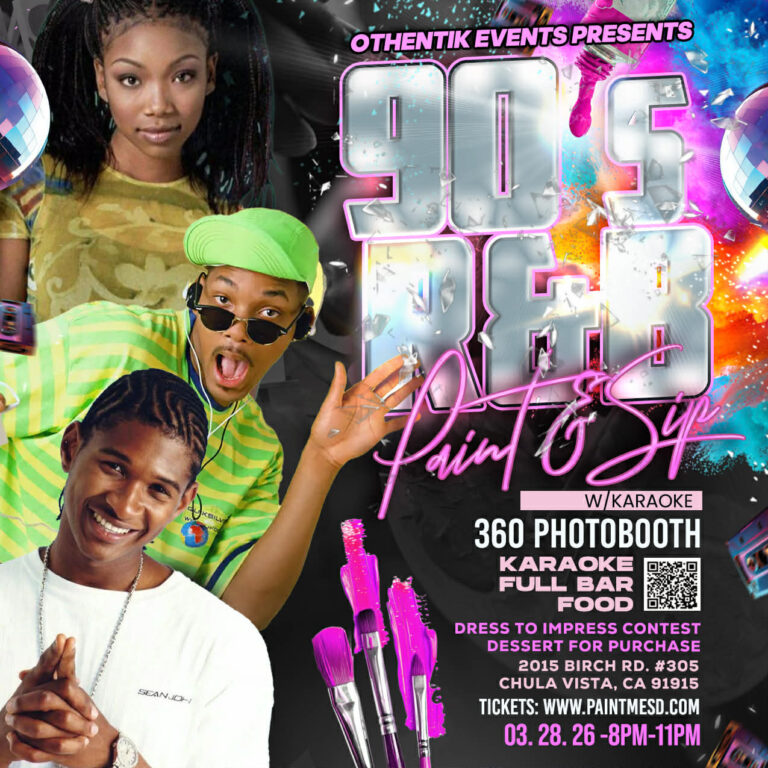 90’s R&B Paint & Sip w/Karaoke